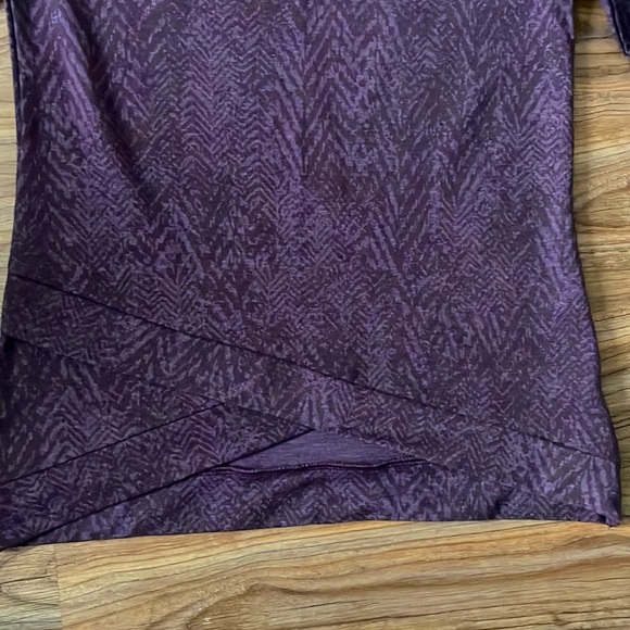 Tuff Athletics, purple crisscross bottom long sleeve - Picture 3 of 5